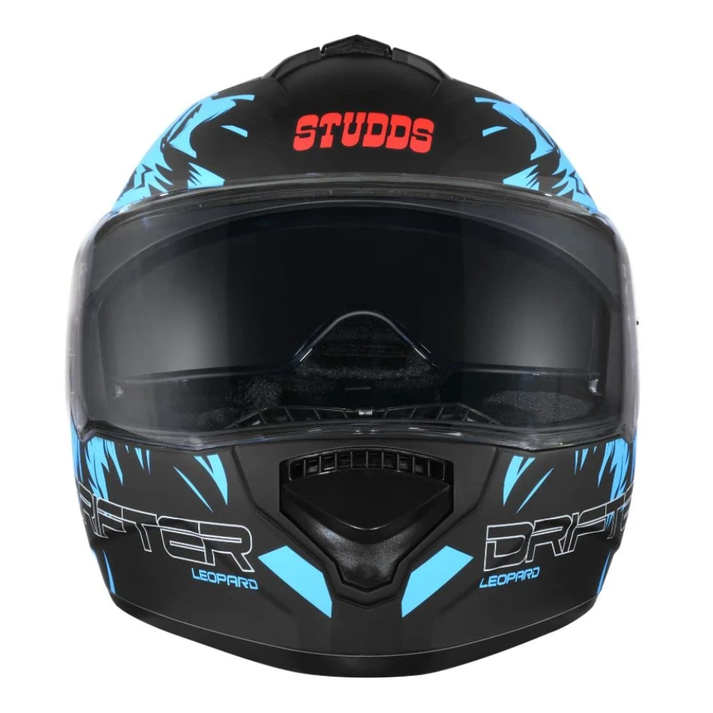 Studds Drifter Full Face Helmet Matt Black N1, Size: XL(60 cm)