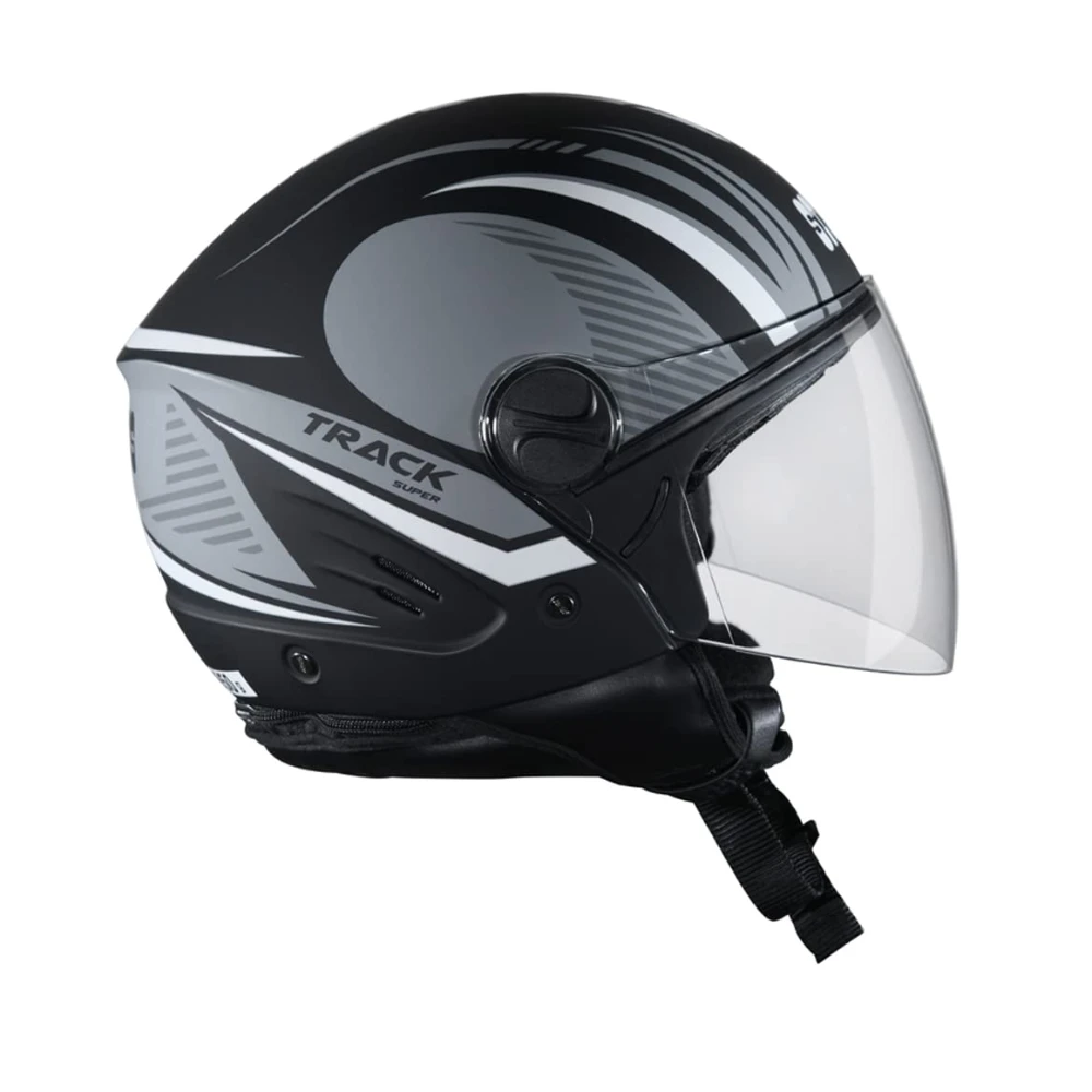 STUDDS Track D3 Open FACE Helmet N4 MATT Black-M