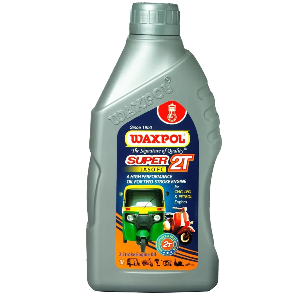 Waxpol Engine Oil Super 2T Oil 1 Ltr (PACK OF 15)