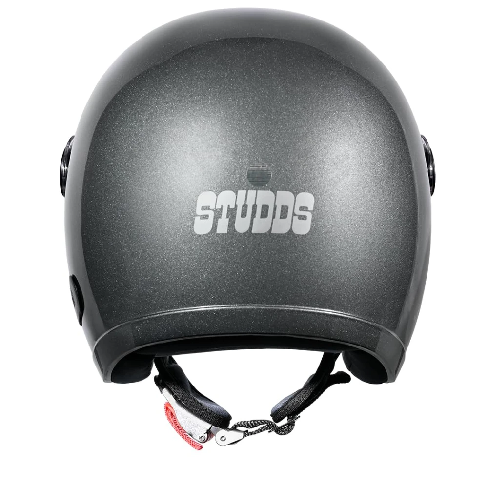 Studds Jet Open Face ISI Certified Helmet with Chopper Visor Gun Grey - L