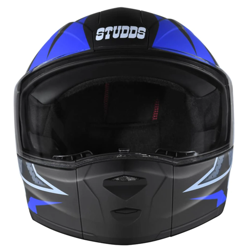STUDDS Ninja Elite Super D6 FLIP-UP Full FACE Helmet N1 MATT Black-XL