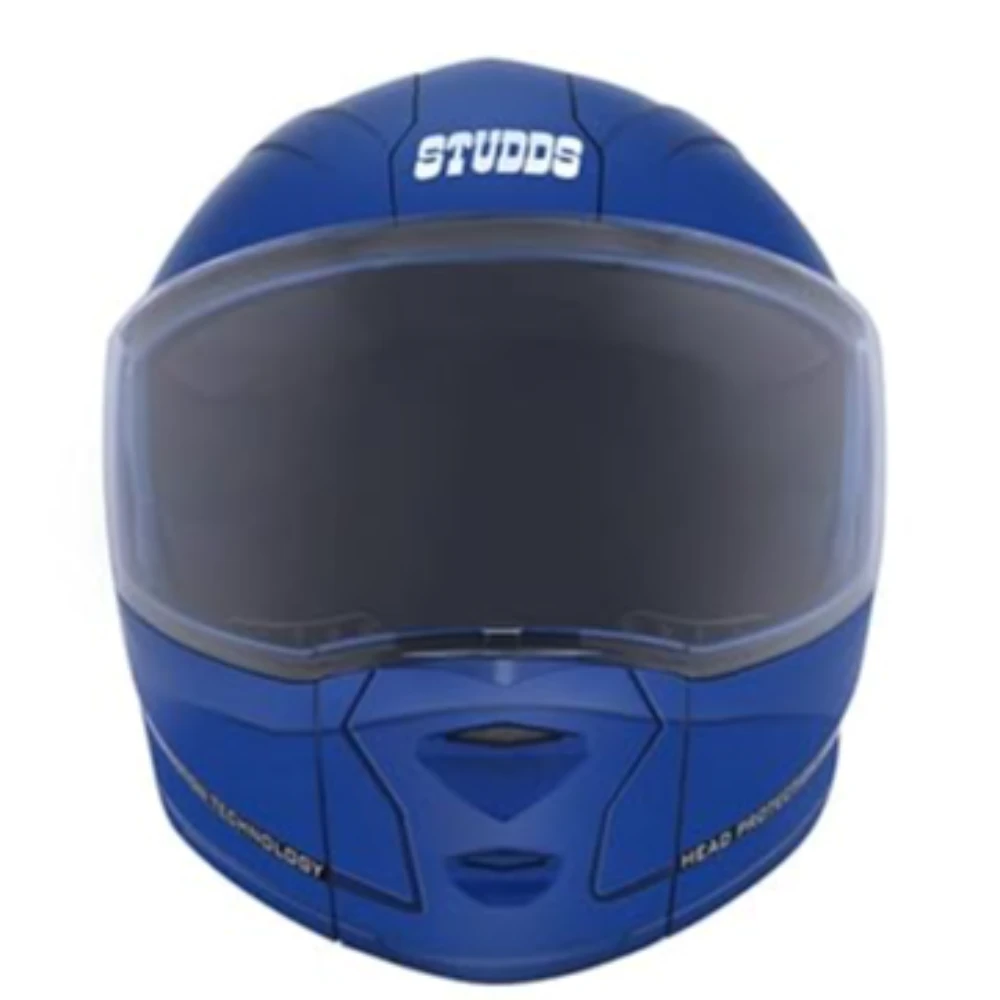 Studds Ninja Elite SUPER Flip Up Full Face Helmet (Flame Blue, XL)