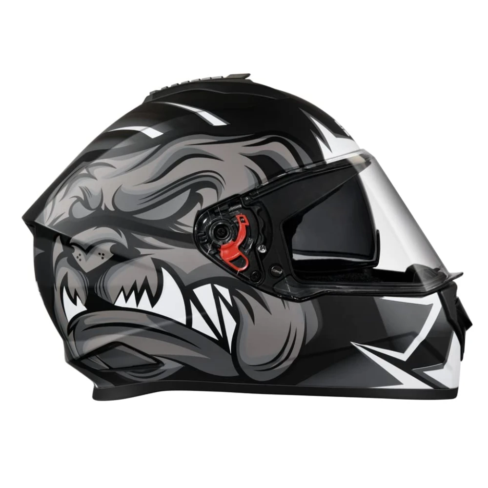 Studds Drifter D1 Full Face Helmet Matt Black N4, Size: M(57-58cm)