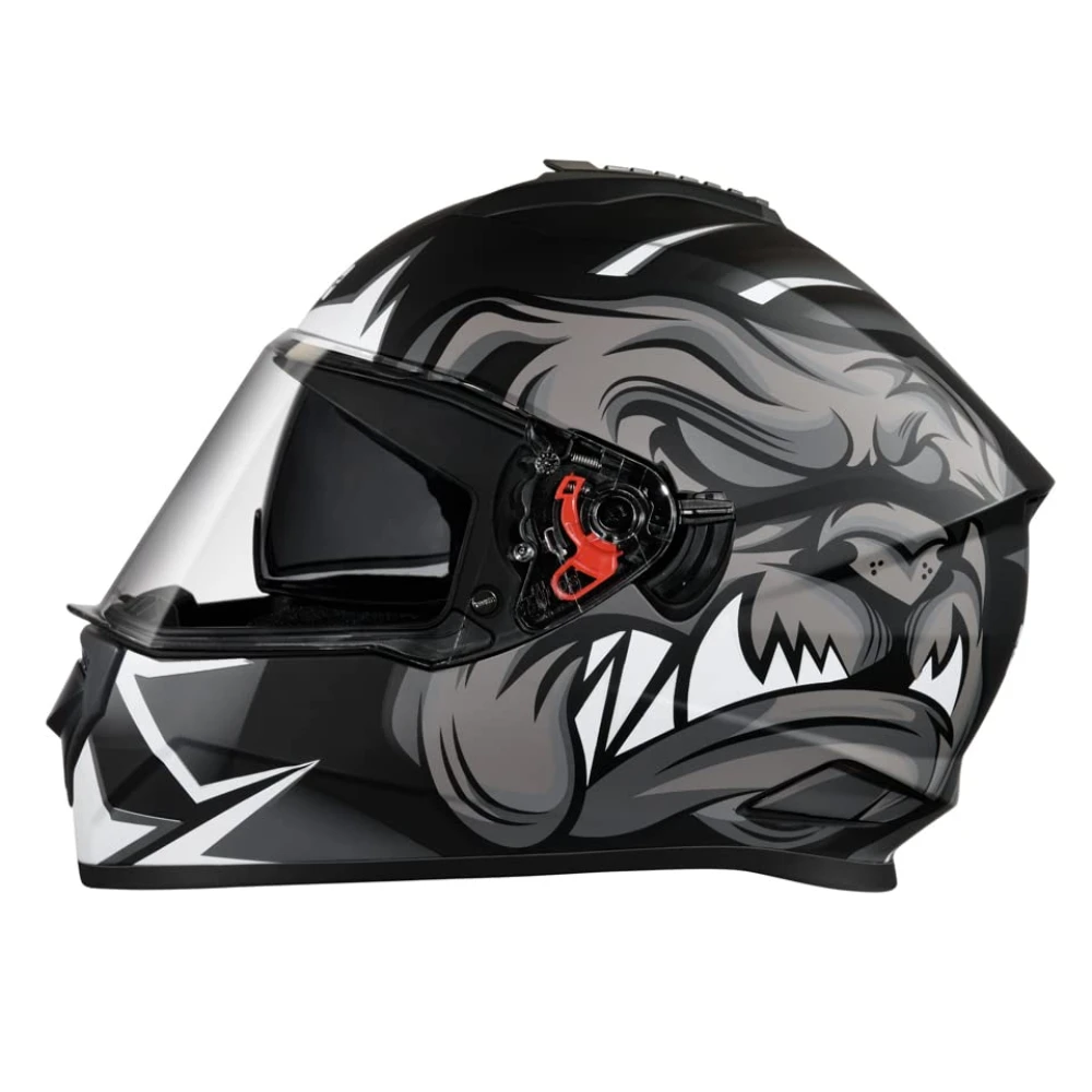 Studds Drifter D1 Full Face Helmet Matt Black N4, Size: M(57-58cm)
