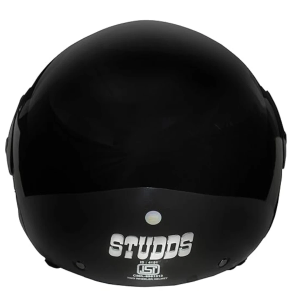 Studds Cub Open Face Helmet- Black (L)