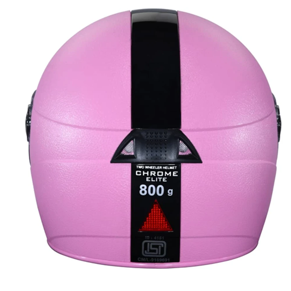 Studds EPS Shell Chrome Elite 540 Pink Helmet For Female (XS 540MM)