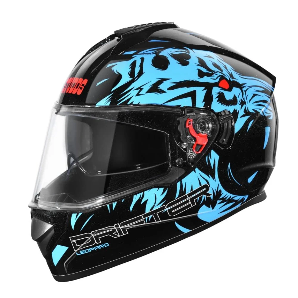 Studds Drifter Full Face Helmet Black N1, Size: L(58-60cm)
