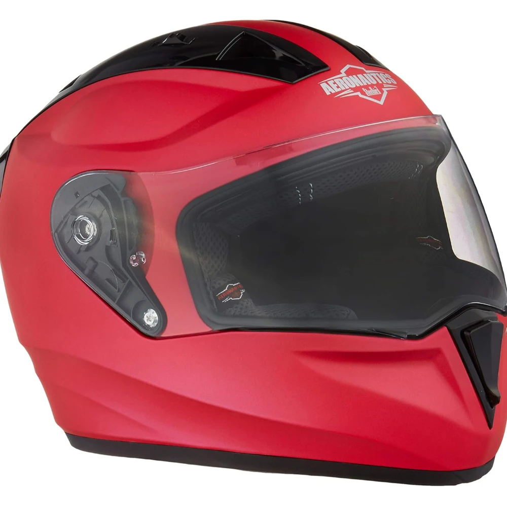 Steelbird SA-1 Aeronautics Full Face Helmet with Cromic Visor (Matt Hot Pink, M)