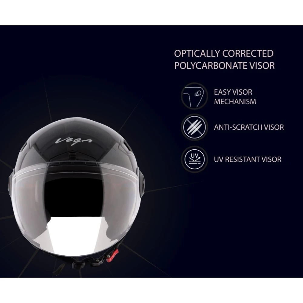 Vega Blaze Dx Black Helmet-M