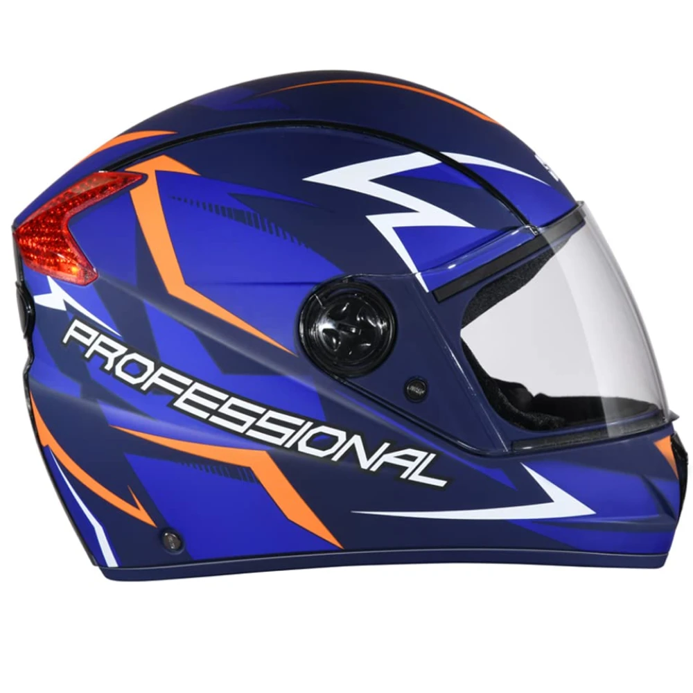 STUDDS Professional D1 Full FACE Helmet N1 MATT Blue-L