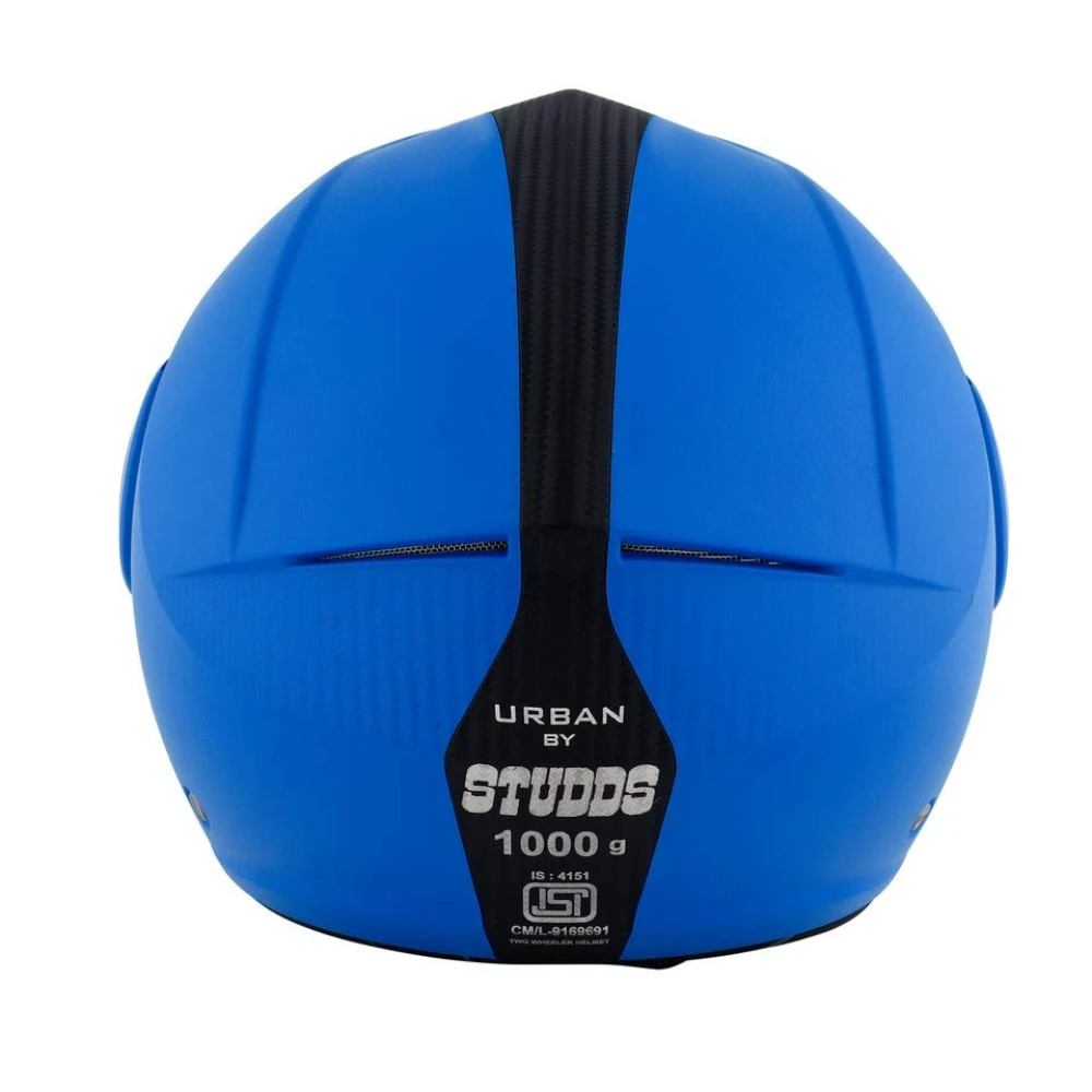 STUDDS Urban Open Face Helmet (Blue, XL)