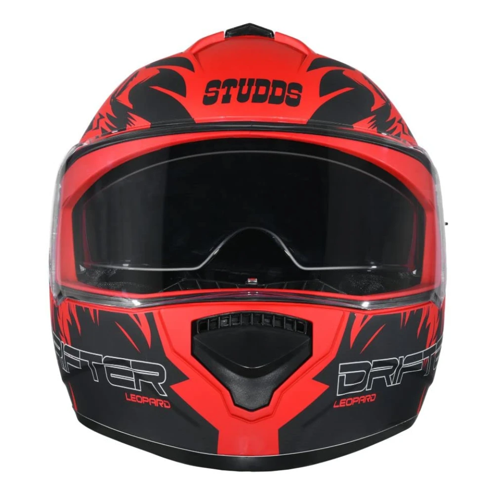 Studds Drifter Full Face Helmet Matt Red N9, Size: L(58-60cm)