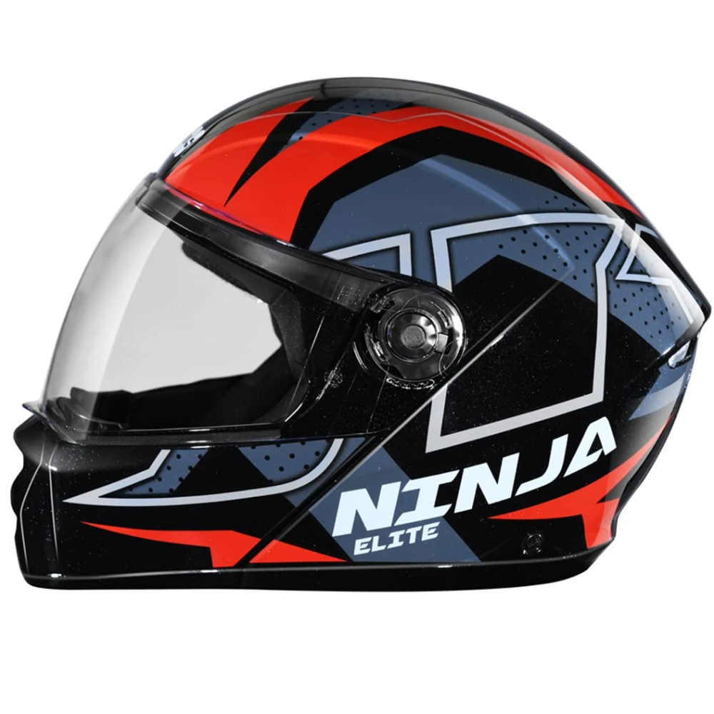STUDDS Ninja Elite Super D6 FLIP-UP Full FACE Helmet N2 Black-M