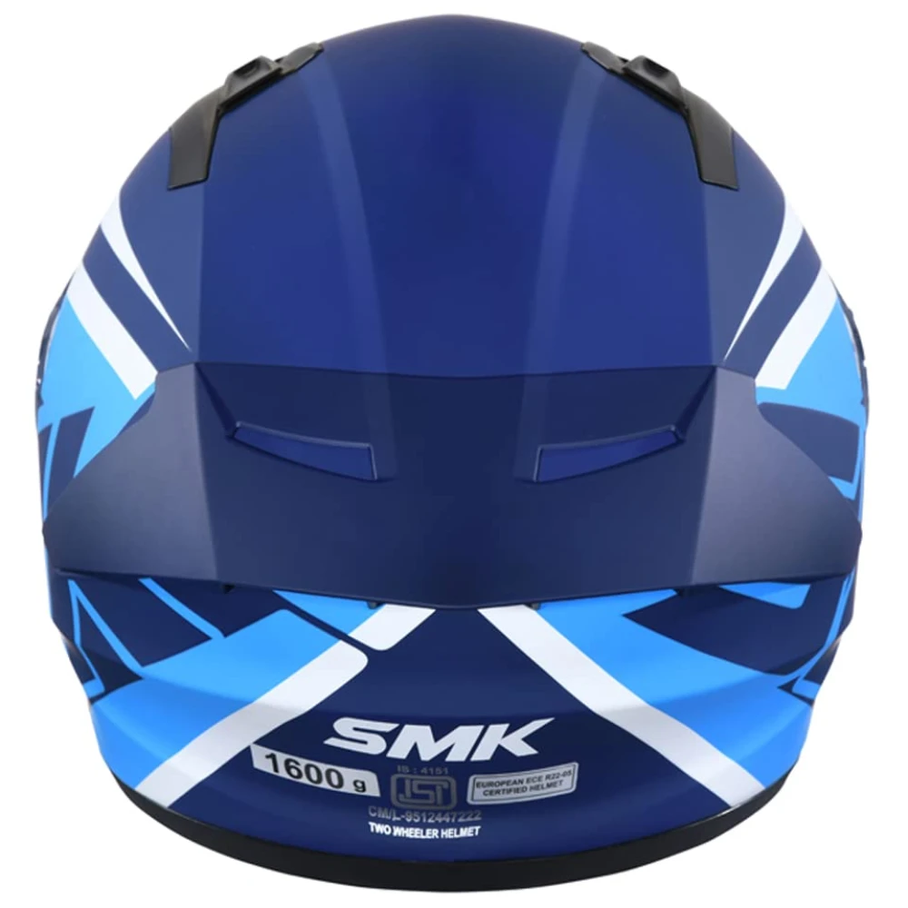 SMK Stellar Sports Stage Full FACE Helmet with PINLOCK Fited (MA551)-XL