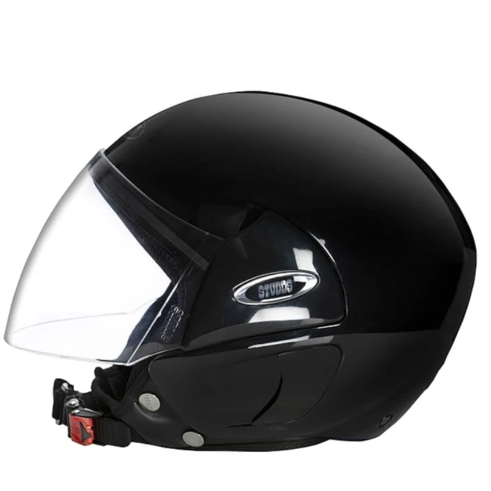 Studds Cub Open Face Helmet- Black (L)