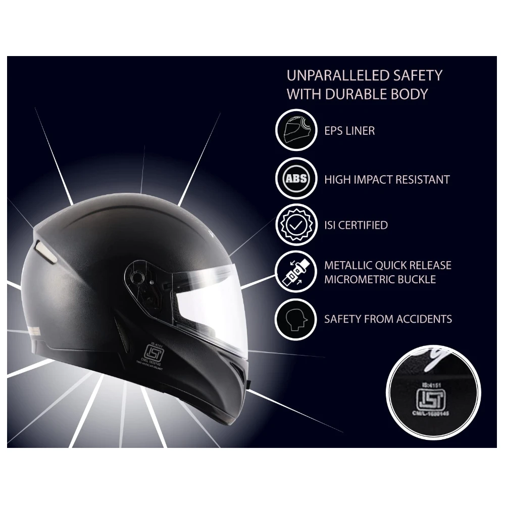 Vega Breeze Black Helmet-M