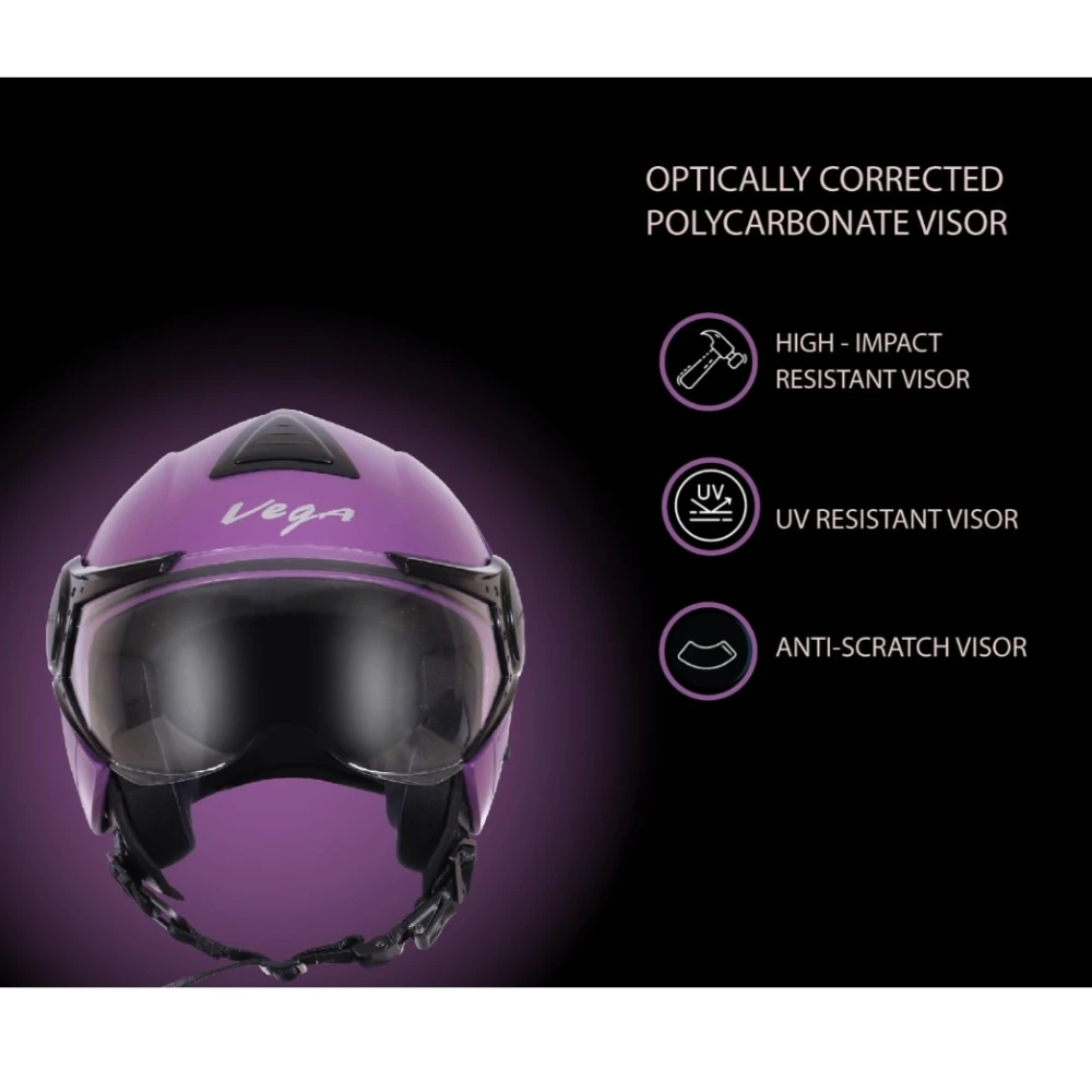 Vega Verve Purple Helmet-M