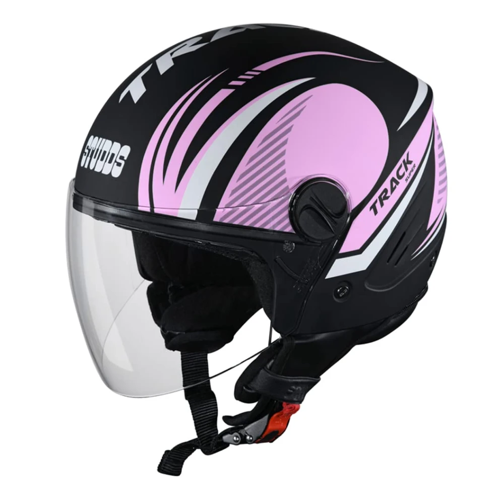 STUDDS Track D3 Open FACE Helmet N8 MATT Black-L
