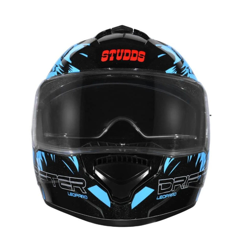 Studds Drifter Full Face Helmet Black N1, Size: L(58-60cm)