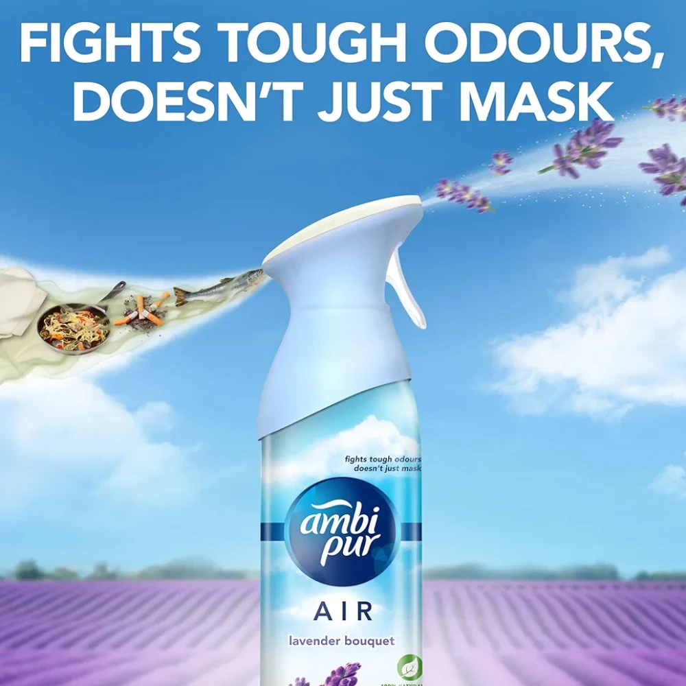 Ambi Pur Air Freshener Spray - Lavender Bouquet - 275 ml
