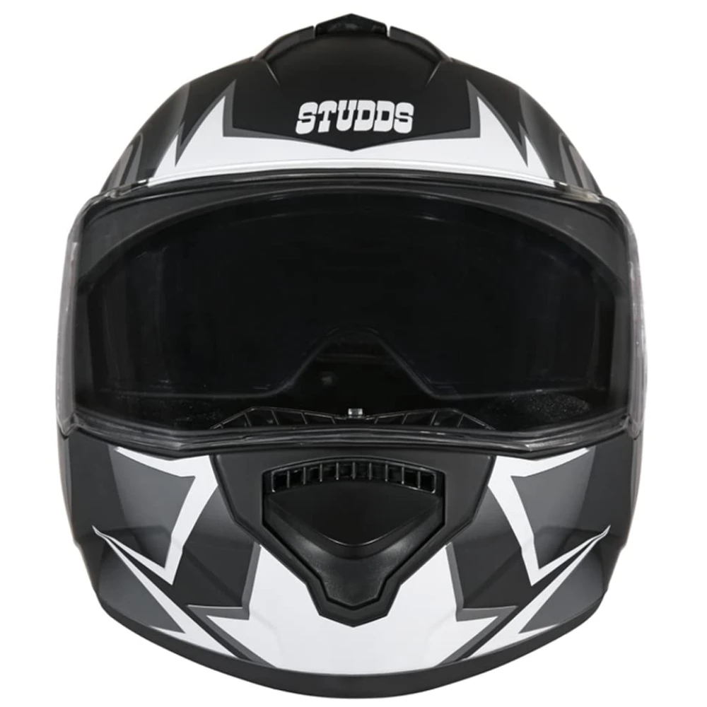 Studds Drifter D1 Full Face Helmet Matt Black N4, Size: M(57-58cm)
