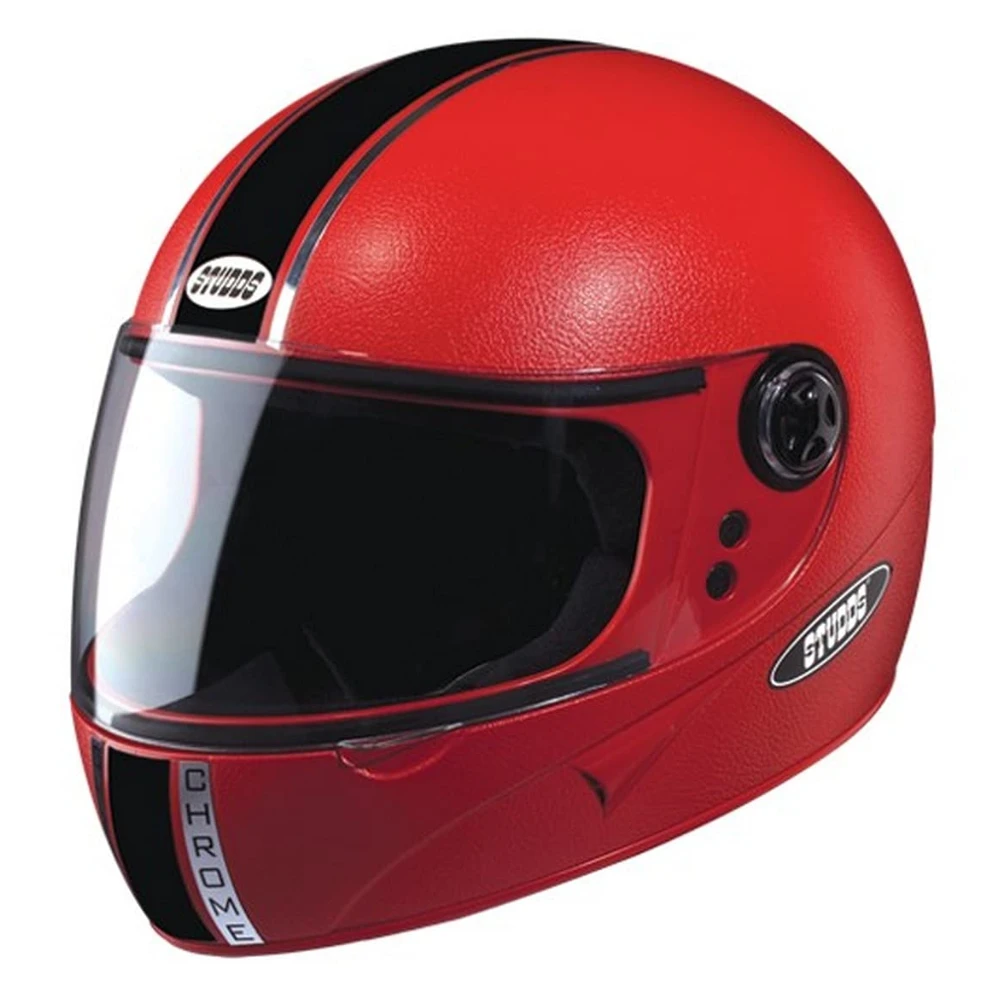 Studds Chrome Eco Full Face Helmet (Red, XL 600MM)