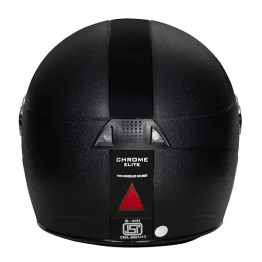 Studds Chrome Elite SUS_CEFFH_BLK Full Face Helmet (Black, XS)