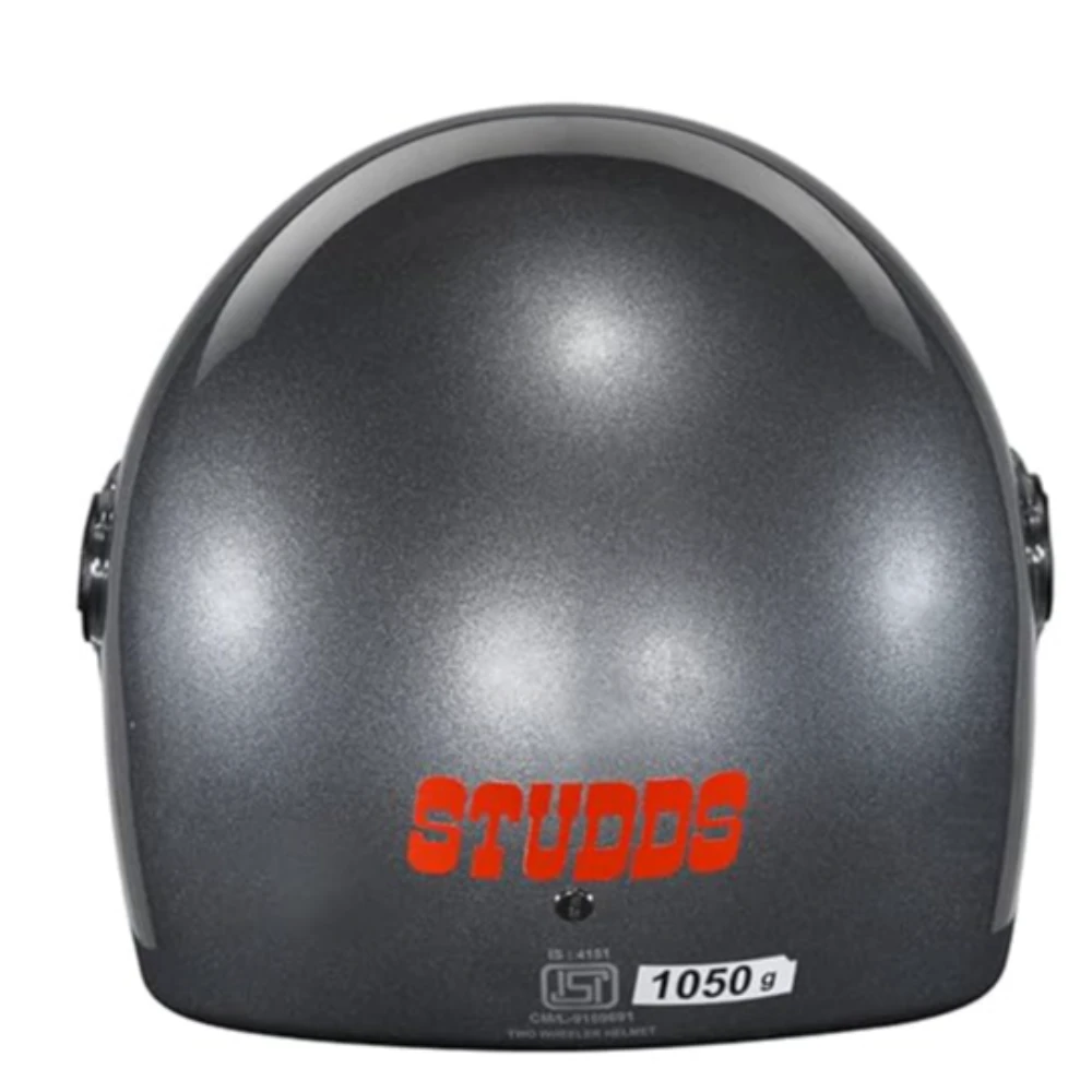 Studds JADE Full Face Helmet (Gun Grey, M)