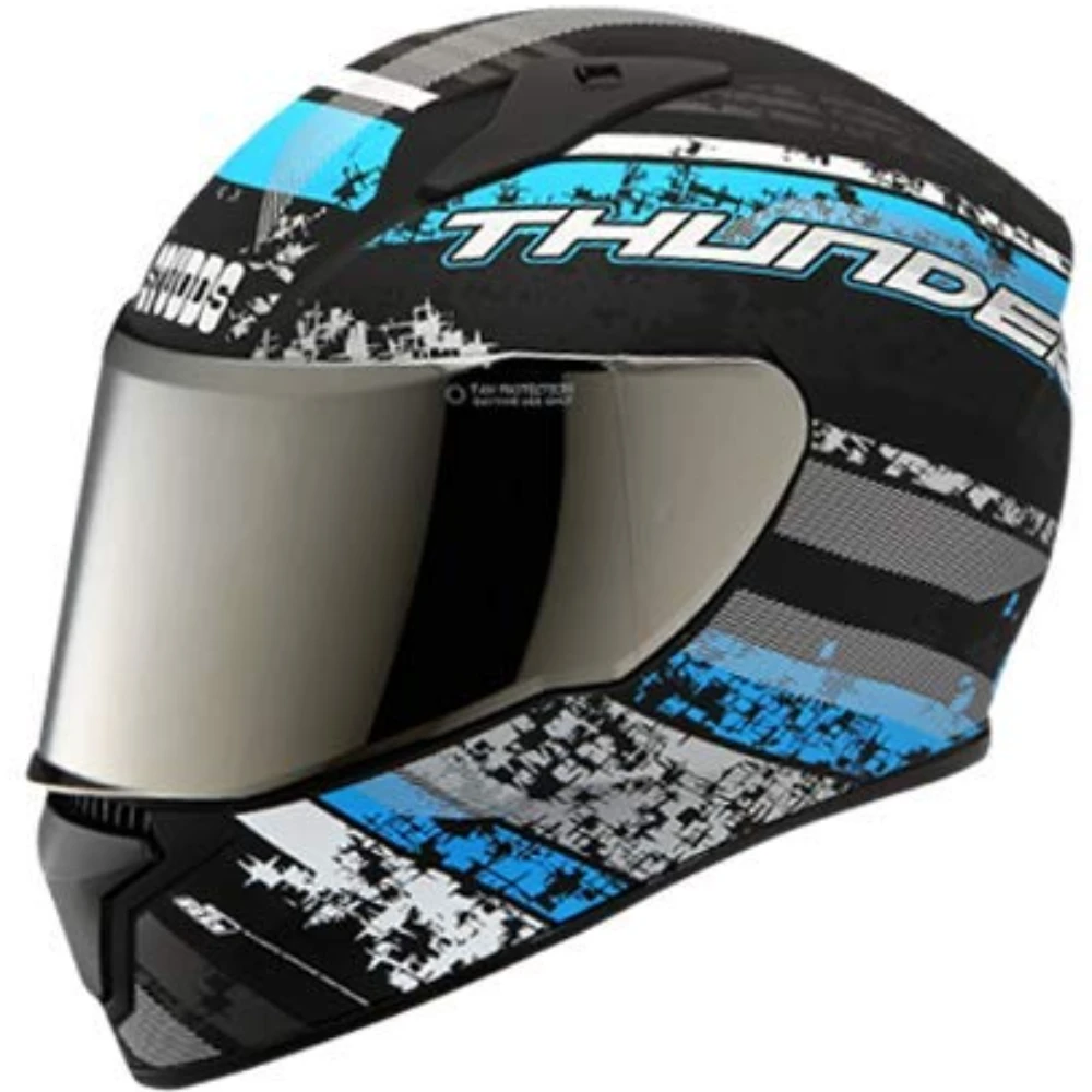Studds Thunder D1 Matt Black N1 M/R (L)