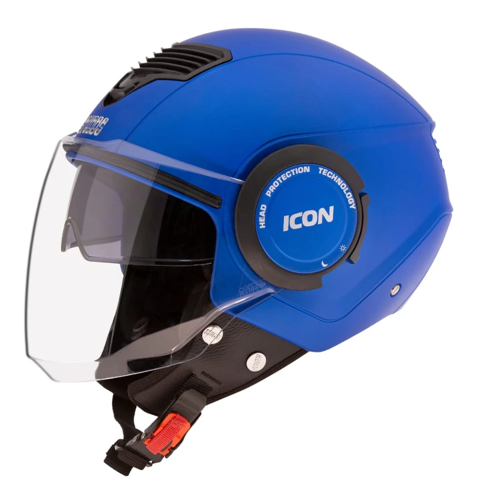 STUDDS ICON Open FACE Helmet MATT Blue-M