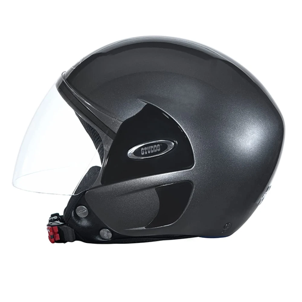 STUDDS CUB Open Face EPS Helmet (Matt Gun Grey, L)