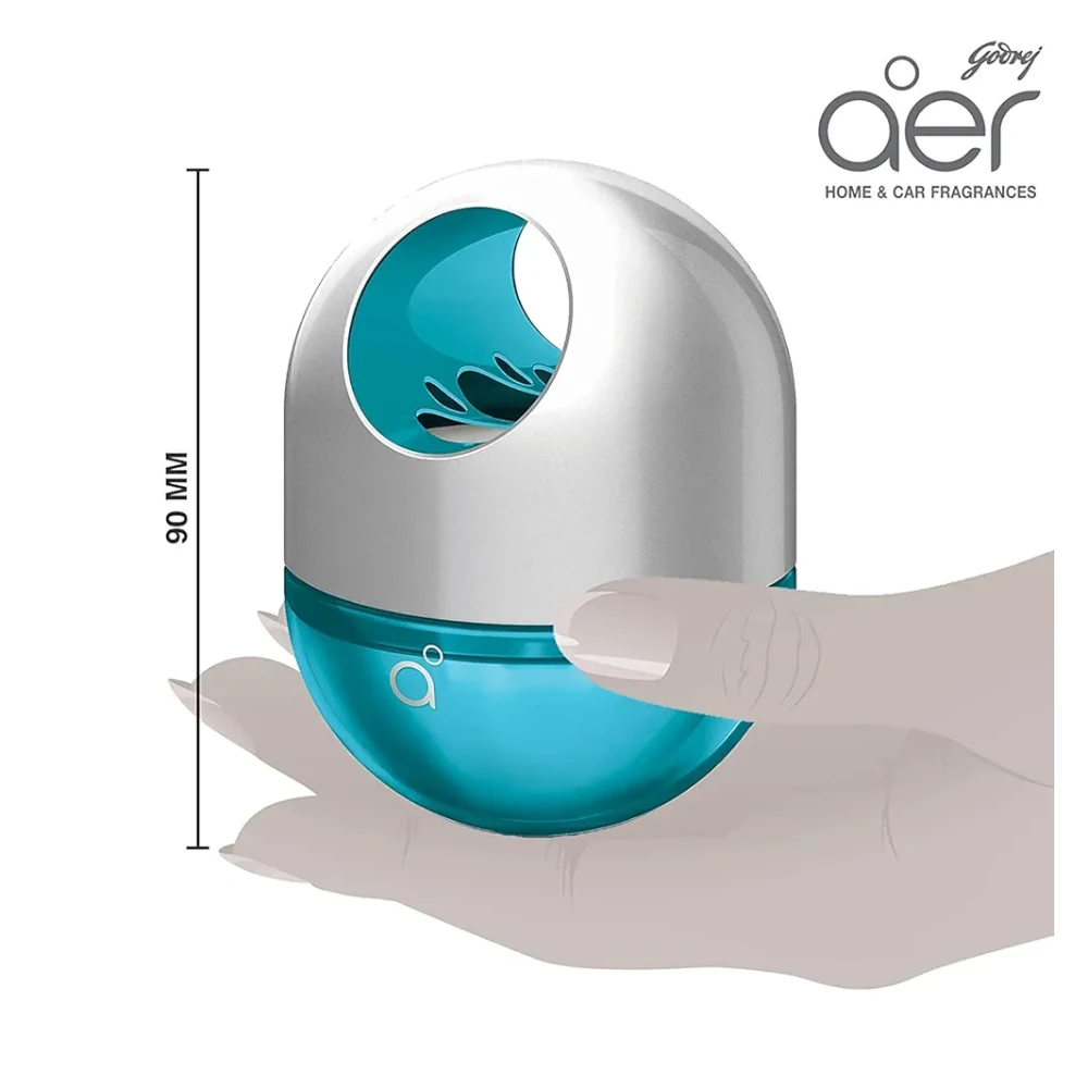 Godrej aer Twist, Car Air Freshener - Cool Surf Blue (45g)