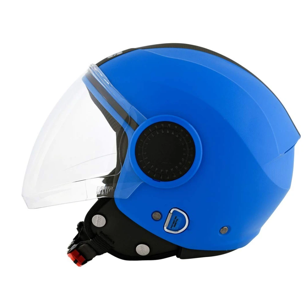 STUDDS Urban Open Face Helmet (Blue, XL)