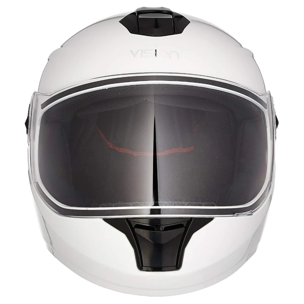 Steelbird SBH-11 Full Face Helmet White, Size: L(57-58 cm)