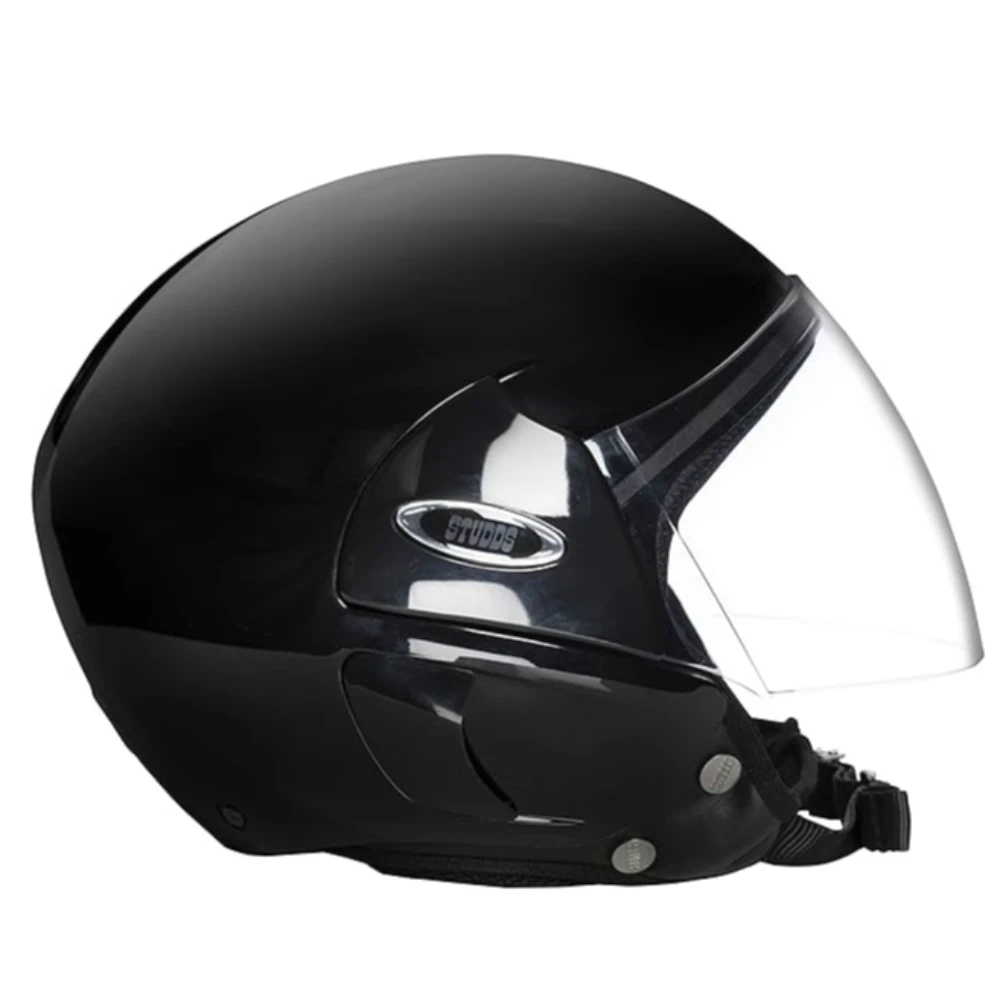 Studds Cub Open Face Helmet- Black (L)