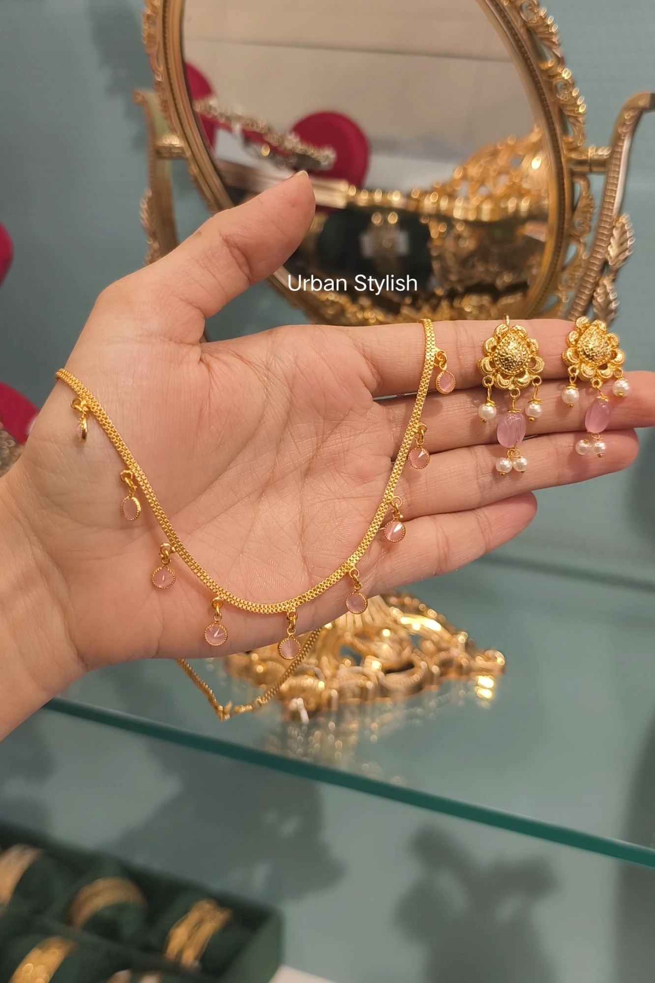 AMANAT GOLDN PINK COMBO