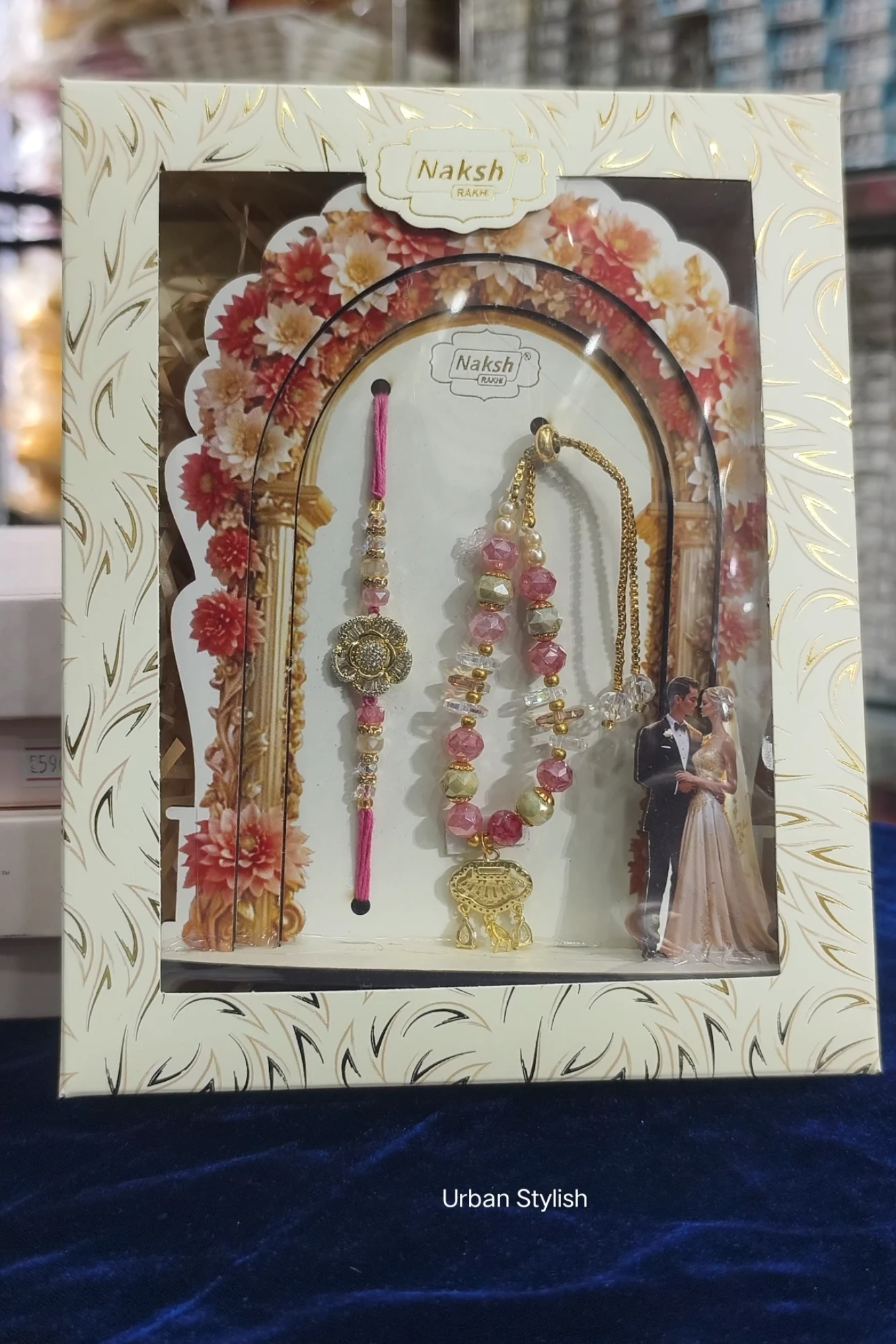 NOOR E PINK BHAI BHABHI RAKHI (9901)