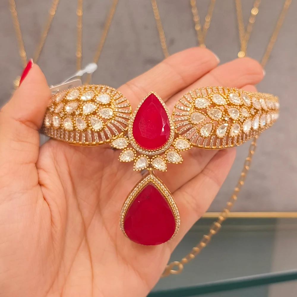 AZIZA MOISSANITE JEWELLERY SET