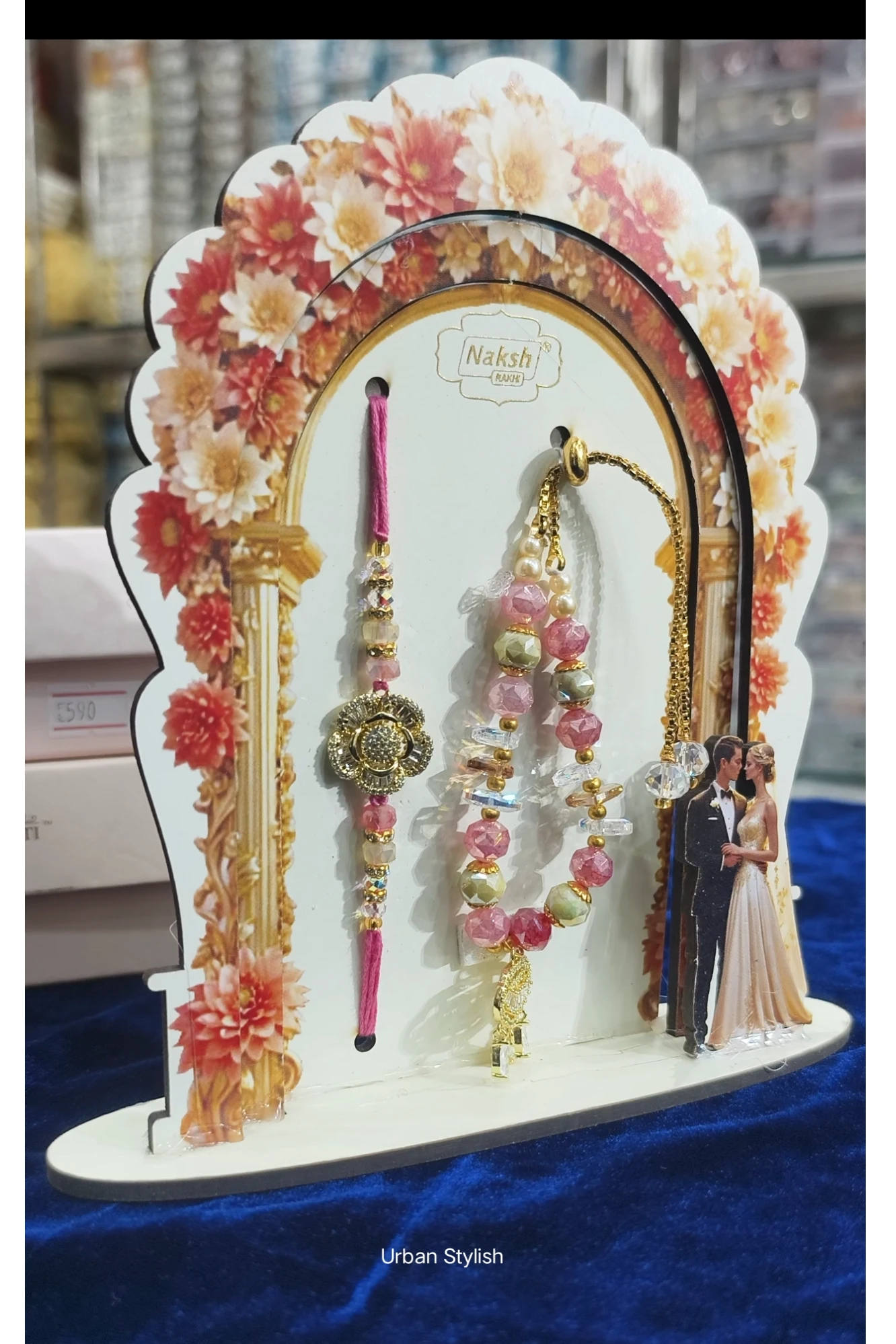 NOOR E PINK BHAI BHABHI RAKHI (9901)