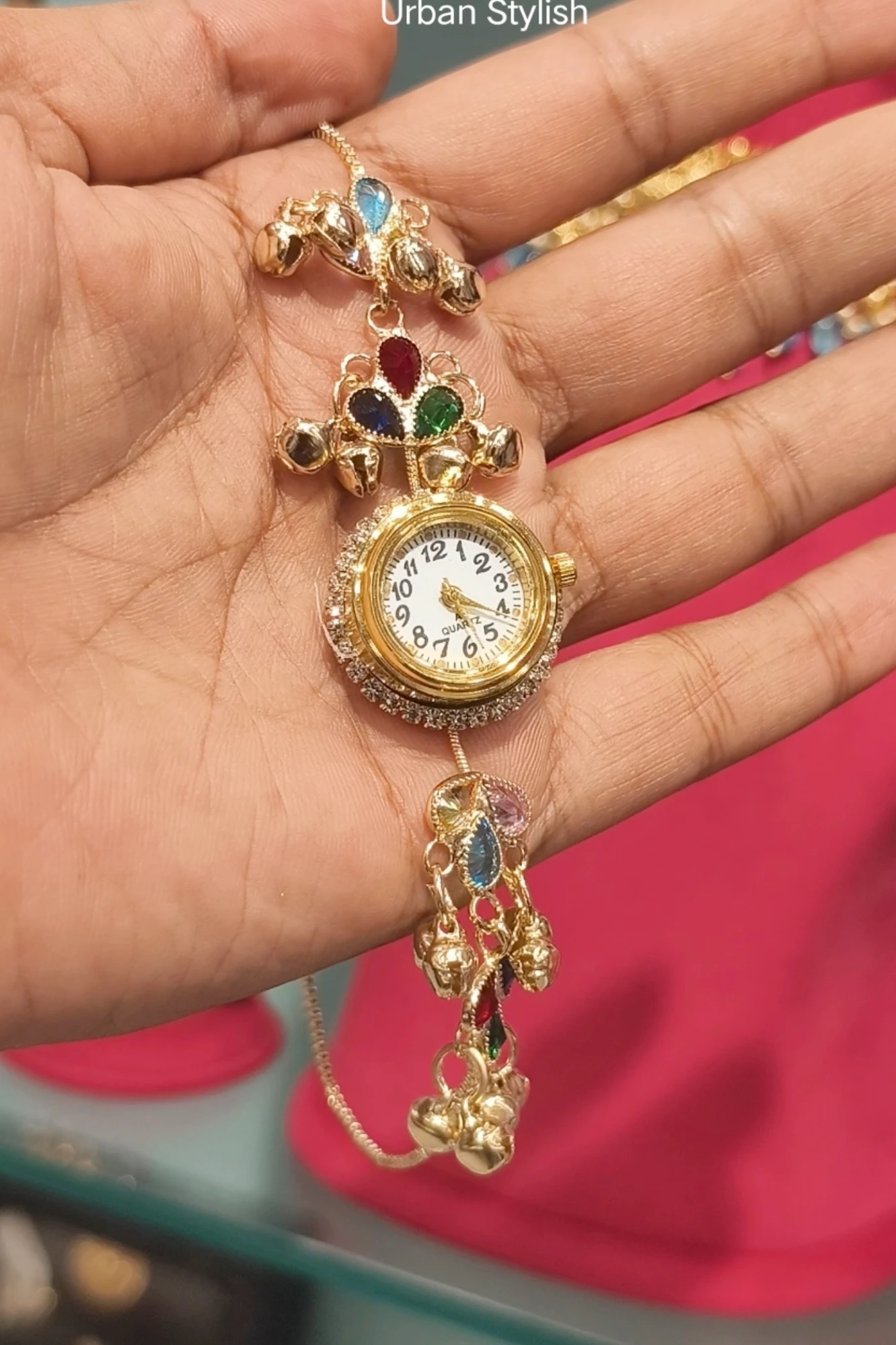 SPARKLE FLOWER QUEEN FANCY WATCH (16A)