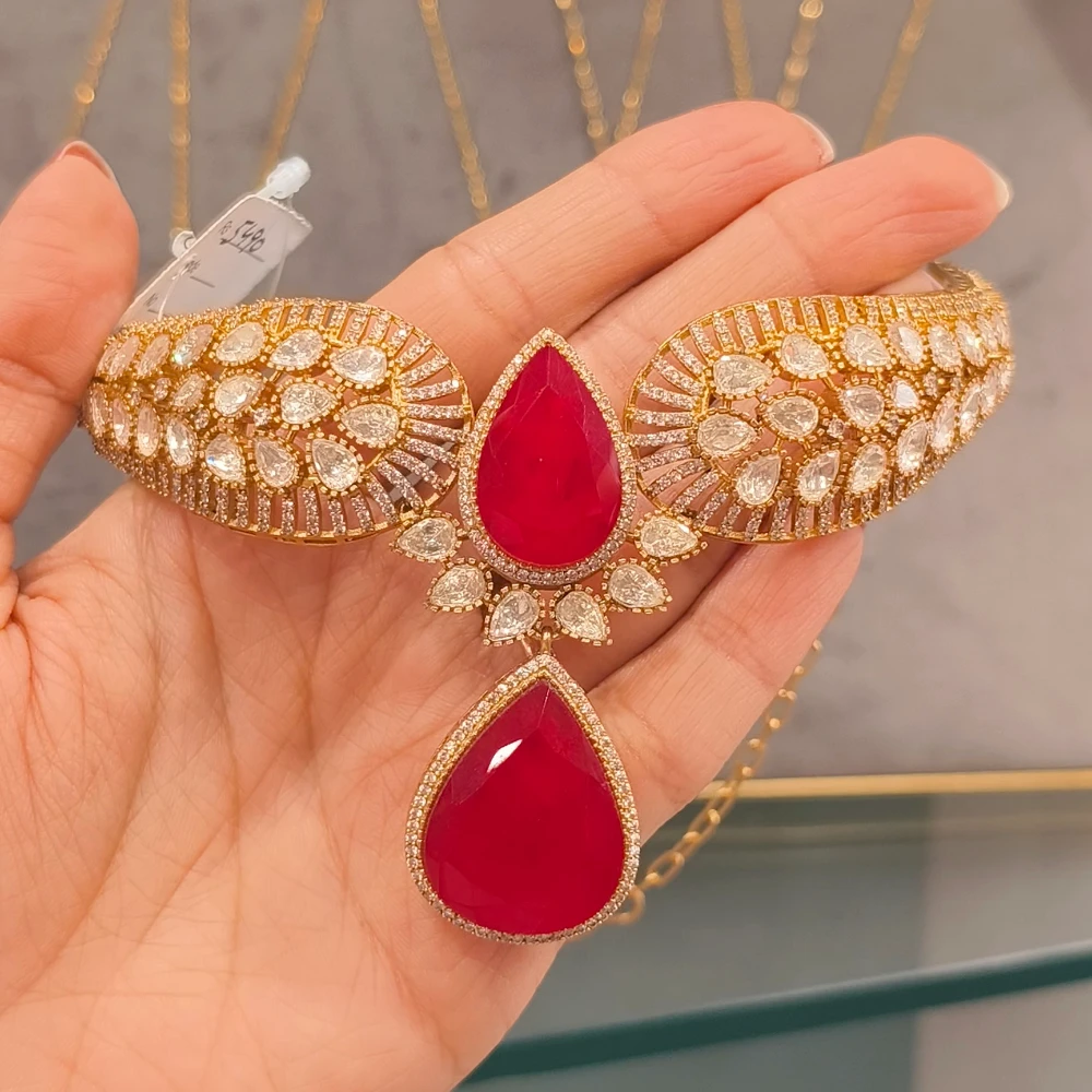 FAZIZA MOISSANITE JEWELLERY SET