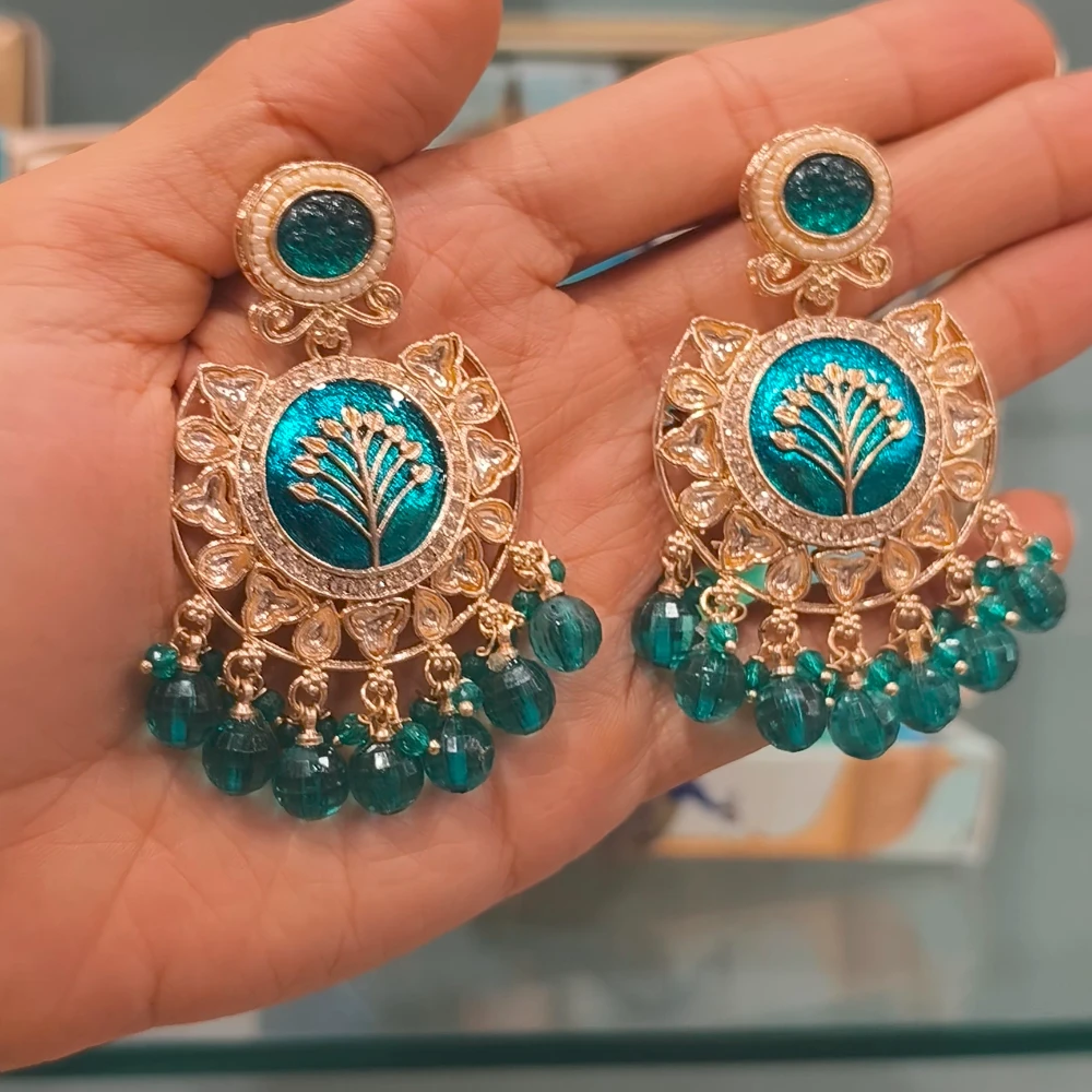 PEACOCK SABYASACHI EARRINGS