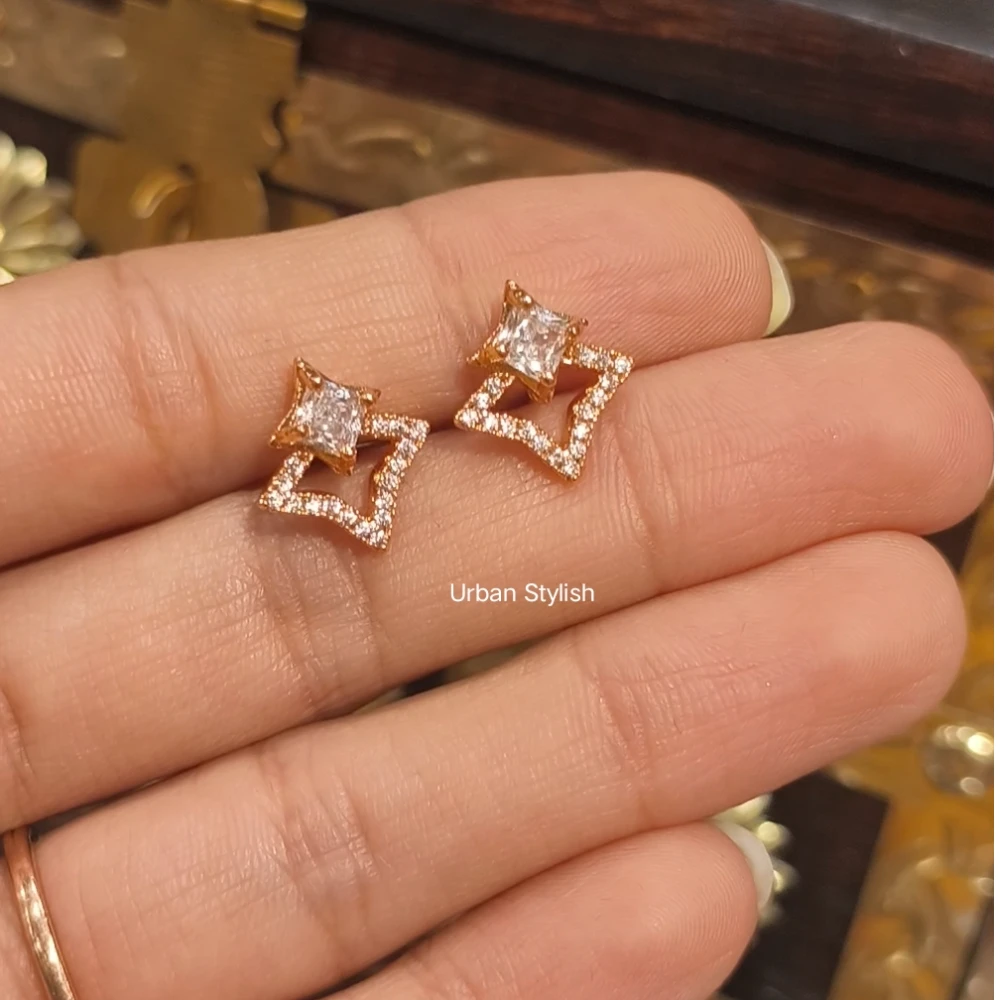 IQRA AMERICAN DIAMOND STUDS