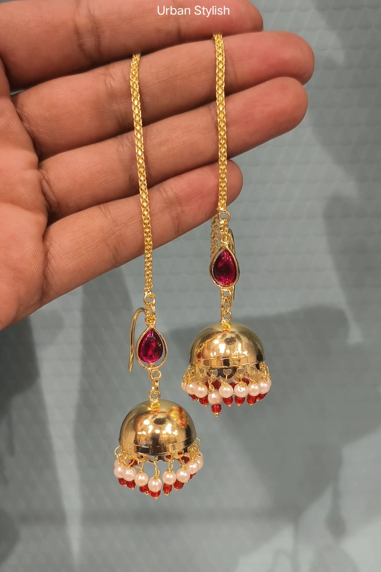 GOLDEN LOOK MEDIUM JHUMKI