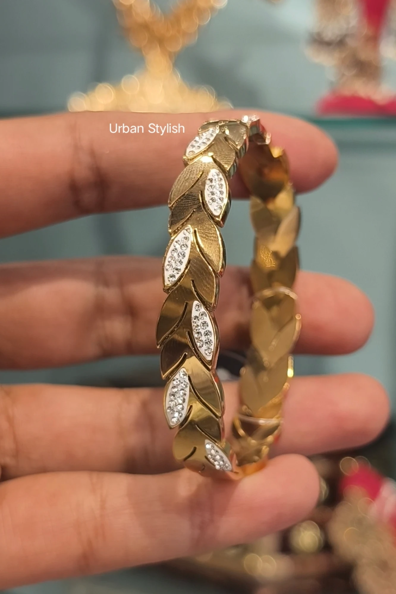 DUWAD STAINLESS STEEL ADJUSTABLE BRACELET