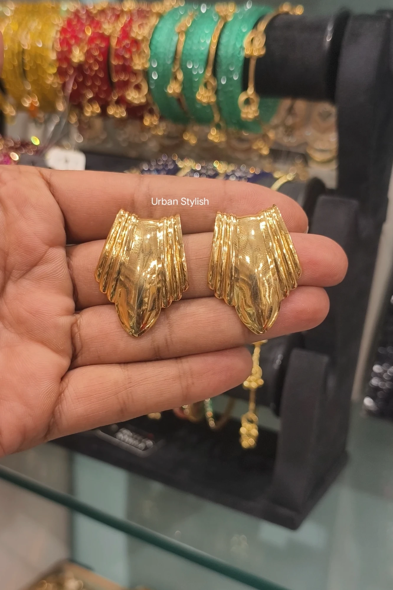 NAIRA STAINLESS STEEL EARRINGS