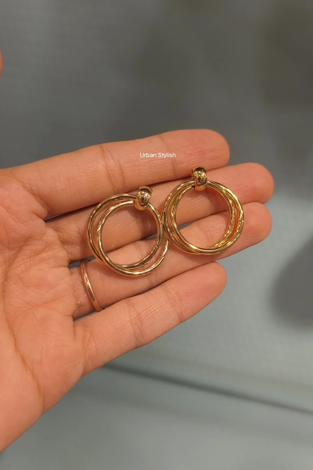 AZOOR STAINLESS STEEL EARRINGS