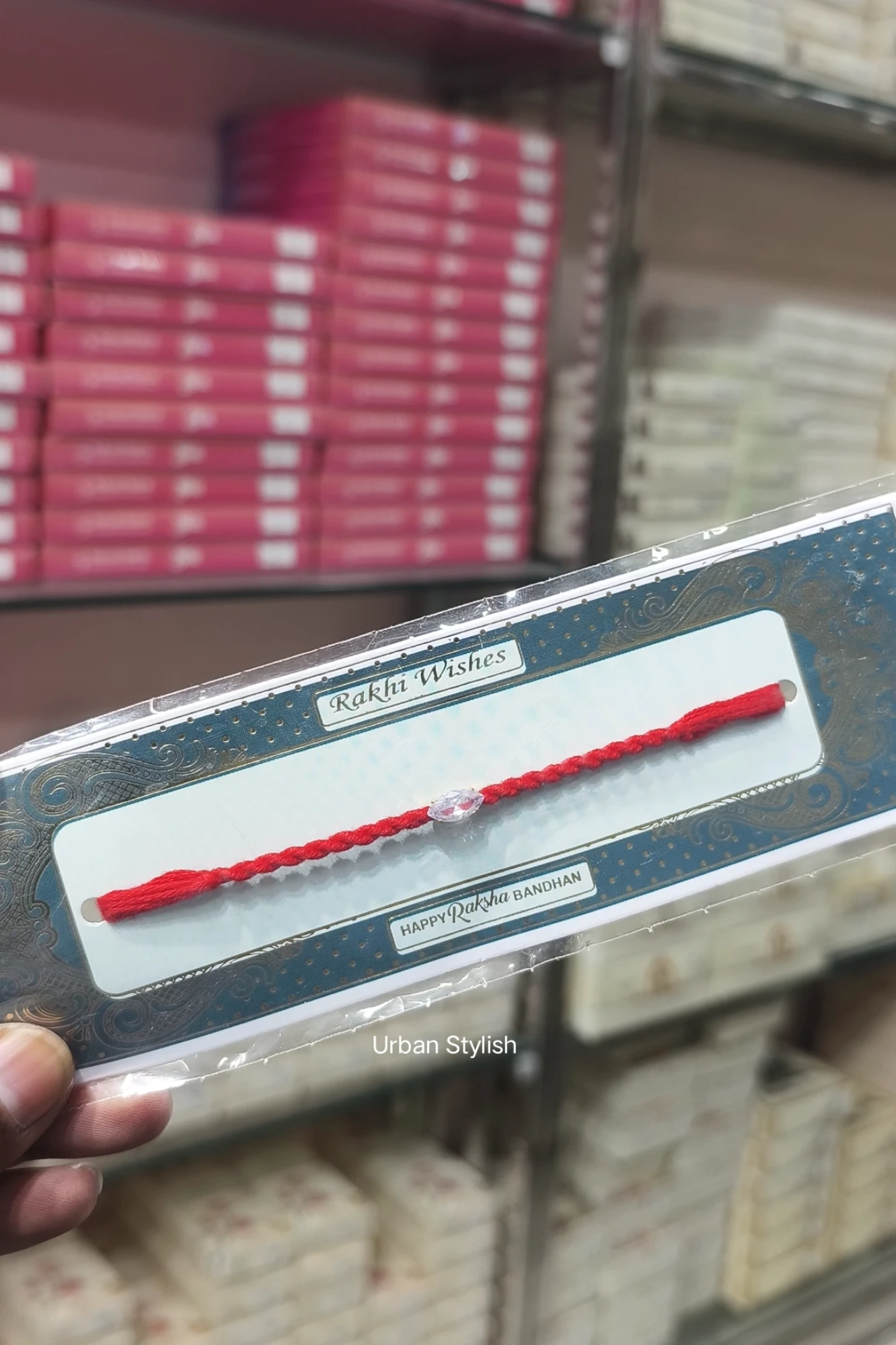 NAZREEN RED RAKHI (A23)