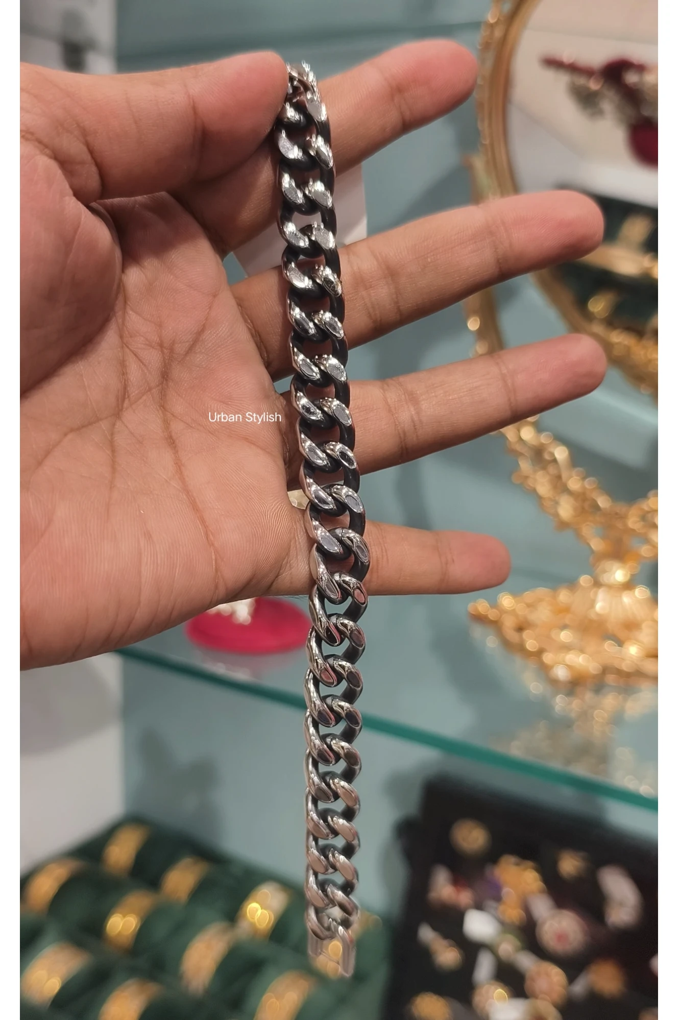 IMPERIAR BLACK BRACELET FOR MAN'S (16A)
