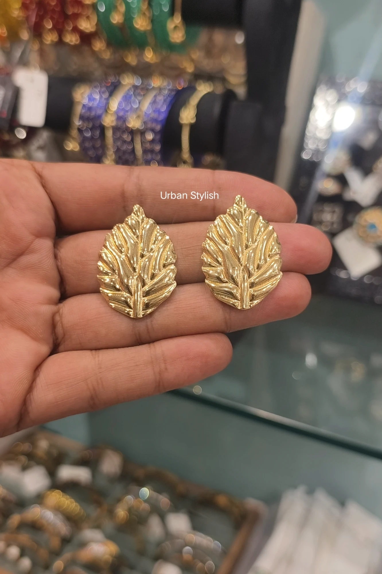 LEEF STAINLESS STEEL EARRINGS